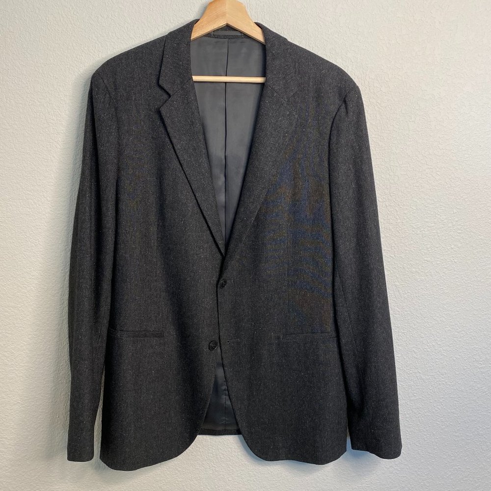 Gray Heathered Blazer by Theory
